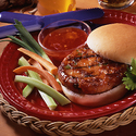 Honey-Glazed Salmon Burgers