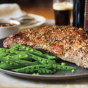 Country Mustard Tri-Tip Roast with Butter-Brew Sauce